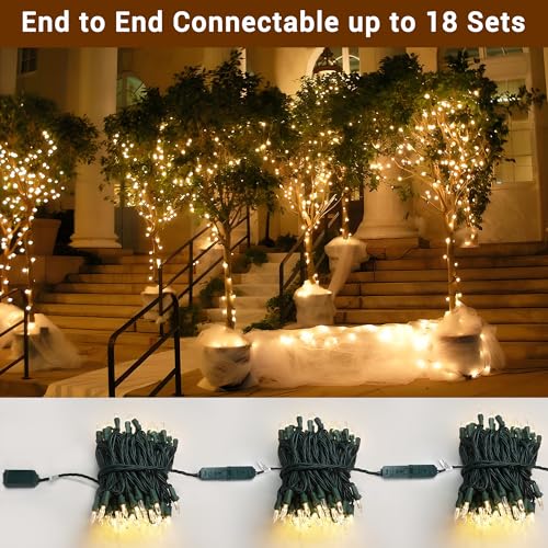 Warm White Christmas Lights Gentle Twinkle