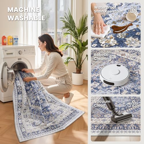 2x4 Rug Runners for Hallways Non Slip (8 Sq Ft)