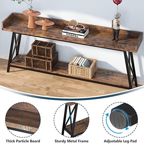 70.9 inch Extra Long Console Table Behind Couch