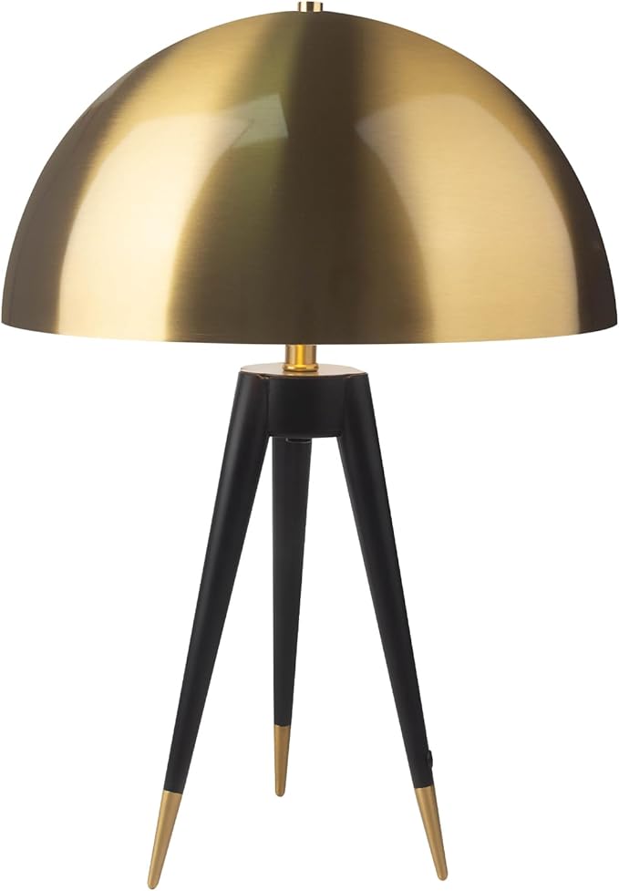 21-inch Tall Metal Table Lamp, Mid Century Side Table Lamp