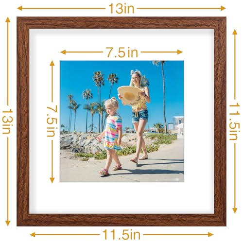 12x12 Picture Frames Set of 9 for Wall Mounting (9 Count)