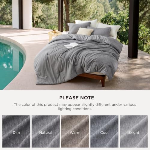 Grey Oversized King Comforter Set