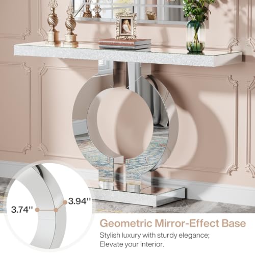 Modern Mirrored Console Table
