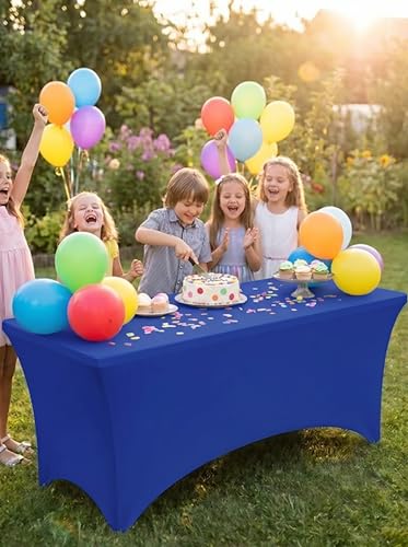 Spandex Table Cloth 2 Pack [4FT (2 Count)