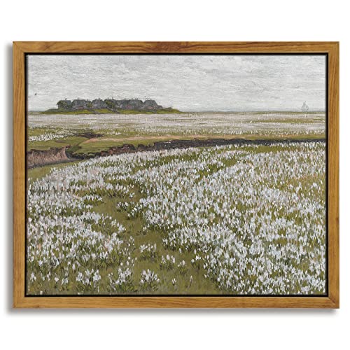Framed Canvas Wall Art Vintage Decor