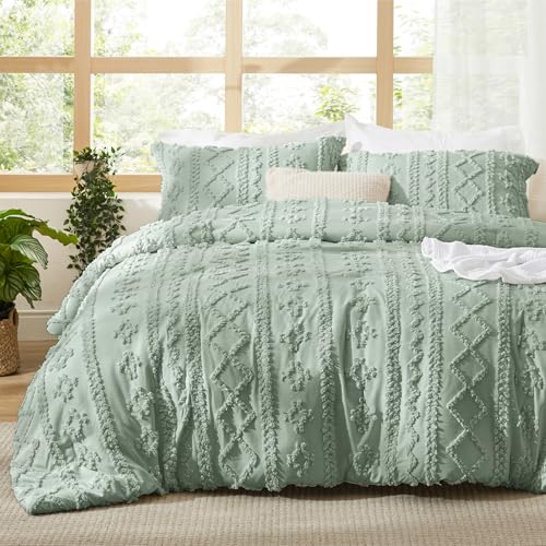 Tufted Boho Comforter Set Full Size