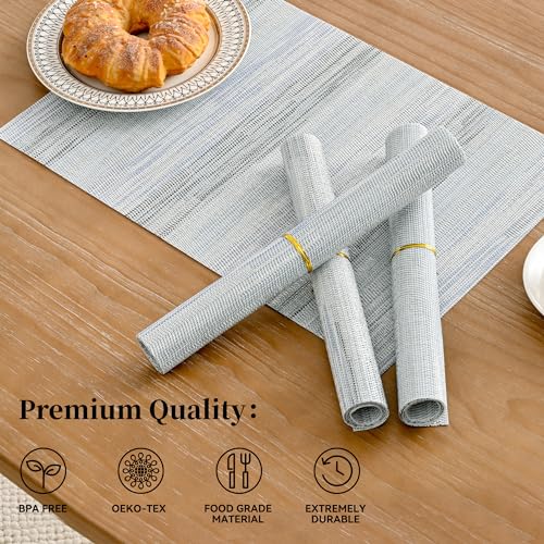 LightSteel Blue Placemats Set of 12 (12 Count)