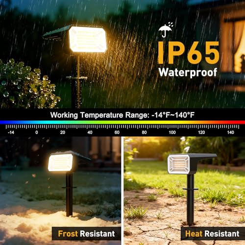 Solar Spot Lights Outdoor (12 Count)