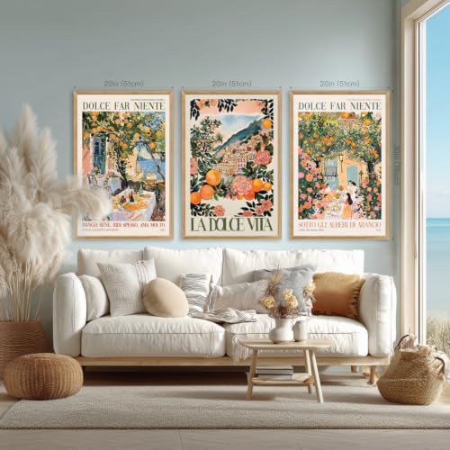 Italy Travel Wall Art set of 3 (3 Count)