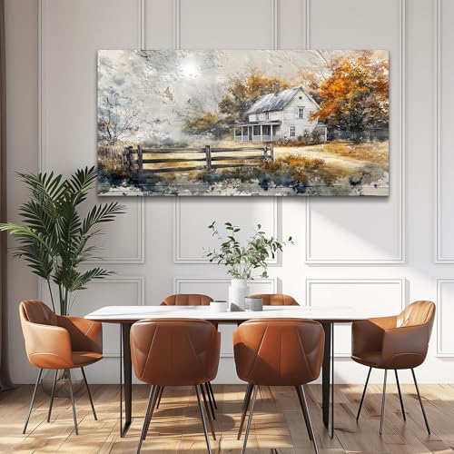 Wall Decor Large Canvas Painting Wall Art For Bedroom Living Room Decoration Abstract Ink Landscape Painting Art Print Picture Room For office Farmhouse Home Decor Home Aesthetics 30x60 In