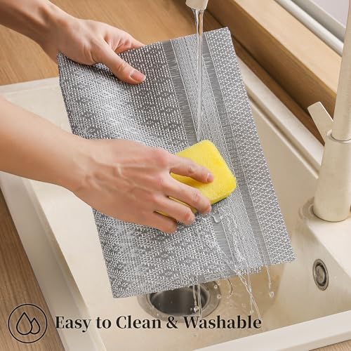 Lunar Grey Placemats Set of 12 (12 Count)