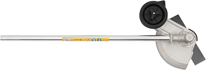 36CC Weed Wacker Eater Gas Powered, 2-Cycle 5.74FT String Trimmer/Edger with Two Blade Heads, Lawn Mower Hedge Trimmer with Rubber Handle & Shoulder Strap