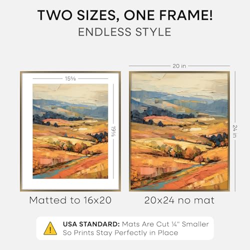 20x24 Bronze Picture Frame (2 Count)