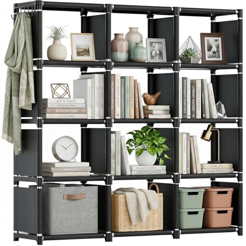 Book Shelf 12 Cube Storage Organizer