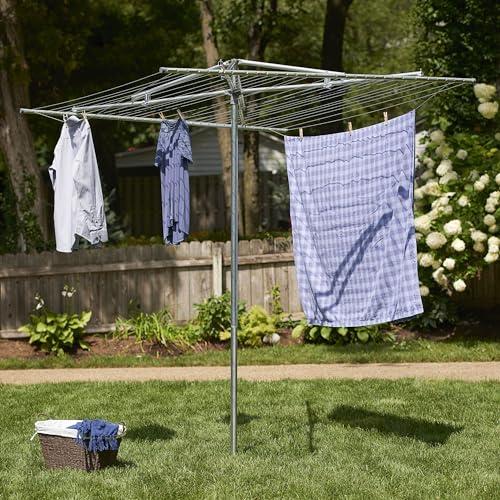 17140 1 Rotary Outdoor Umbrella Drying Rack