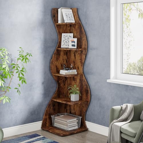 Corner Shelf Rustic 5