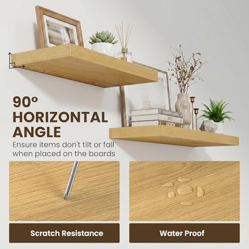 36 Inch Floating Shelves for Wall Set of 2
