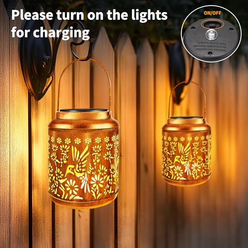 Hummingbird Solar Lantern Outdoor (2 Count)