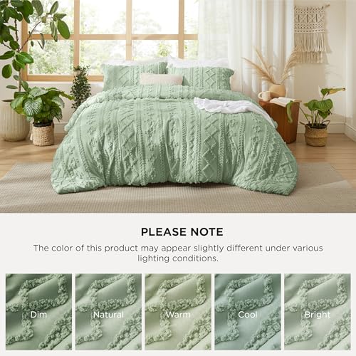 Tufted Boho Comforter Set Full Size
