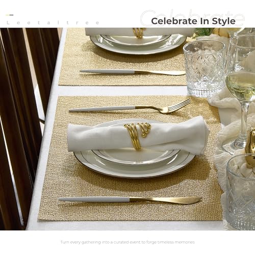 Gold Placemats Set of 8 (8 Count)
