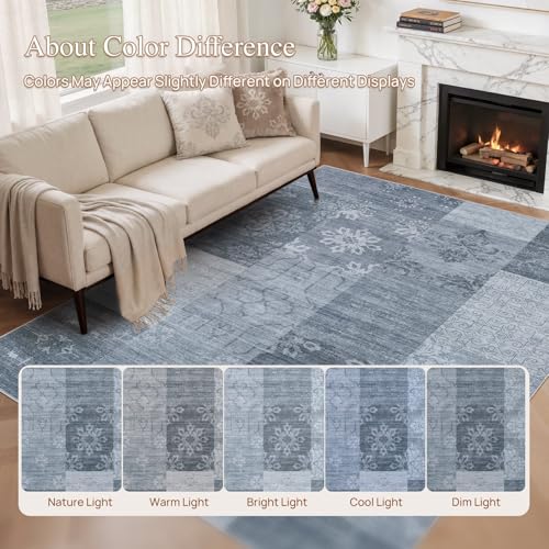 6x9 Area Rug for Living Room (54 Sq Ft)
