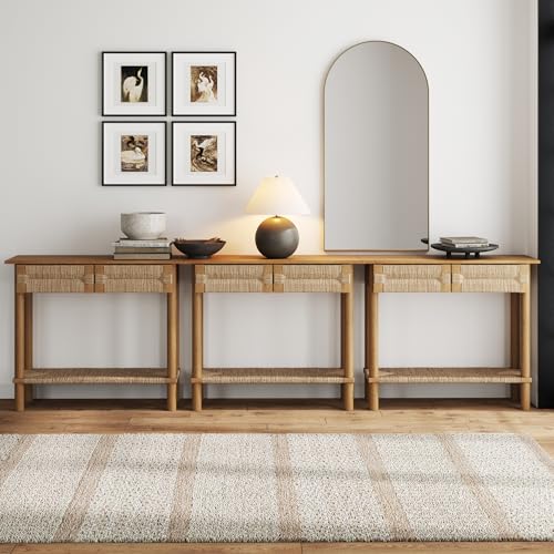 Beacon Wooden Sofa Console Table with Drawers
