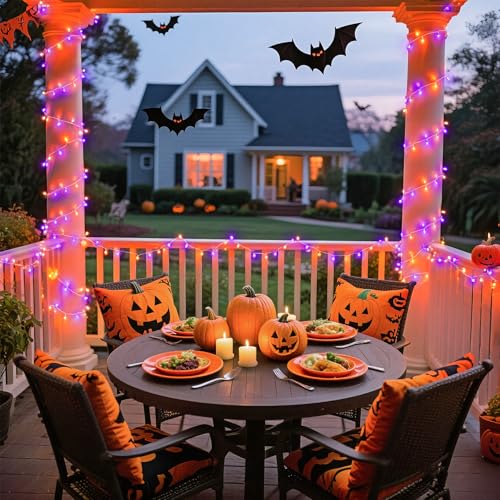 200 LED Halloween Lights Outdoor (66 Foot)