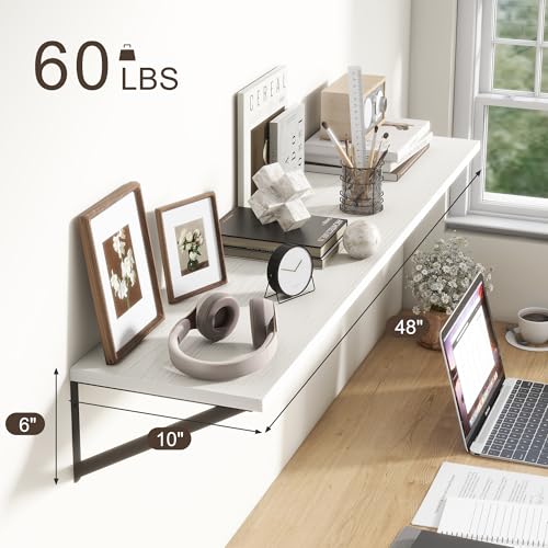 Floating Shelves 48 Inch Long (2 Count)