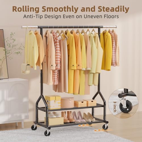 Heavy Duty Clothes Rack Load 556 LBS