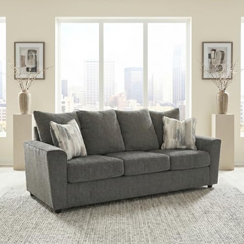 Gray Chenille Sofa
