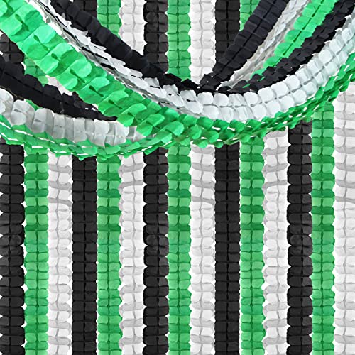 Black Green Silver Party (12 Count)