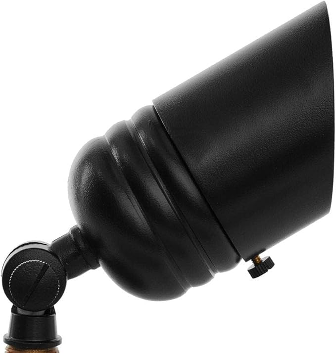 VOLT Fat Boy 12V Brass Outdoor Spotlight