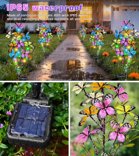 Solar Garden Lights Outdoor (4 Count)