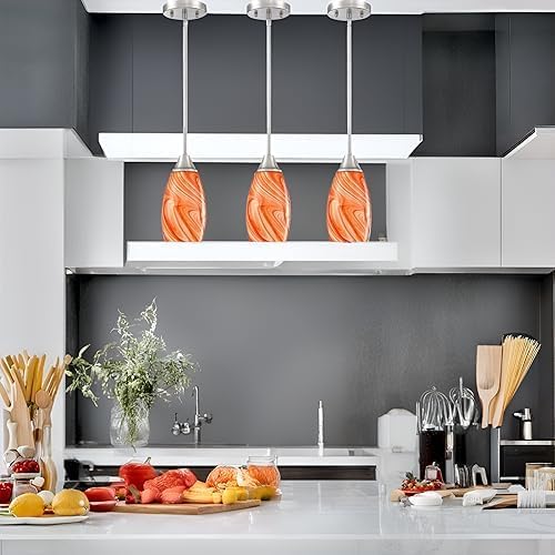 Mini Glass Pendant Light 4.72"