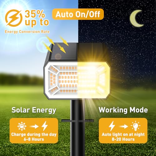 Solar Spot Lights Outdoor (12 Count)