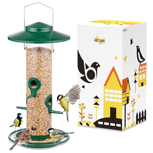 Bird Feeders for Outdoors Metal Chew Resistant