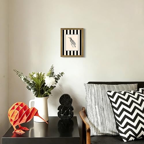 Framed Bird Canvas Wall Art Picture