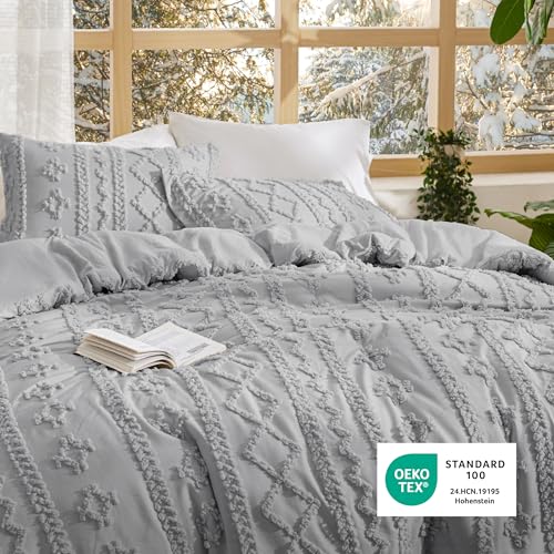 Tufted Boho Comforter Set King Size
