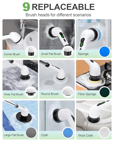 Cordless Electric Spin Scrubber