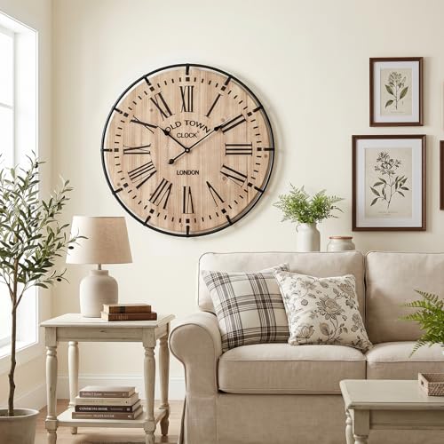30 Inch Rustic Wall Clock