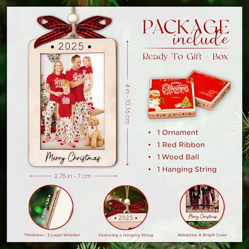 2025 Christmas Ornament Picture Frame