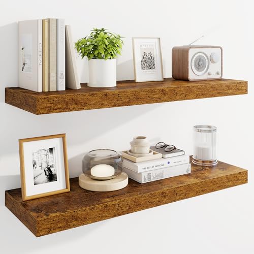 30" Floating Shelves for Wall (2 Count)