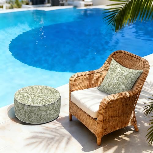 Inflatable Stool Ottoman Footrest with Handle