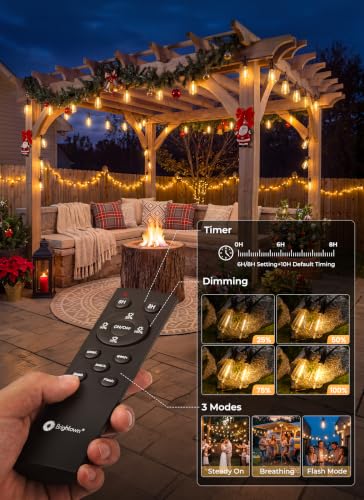 52FT Solar String Lights Outdoor Waterproof (52 Foot)
