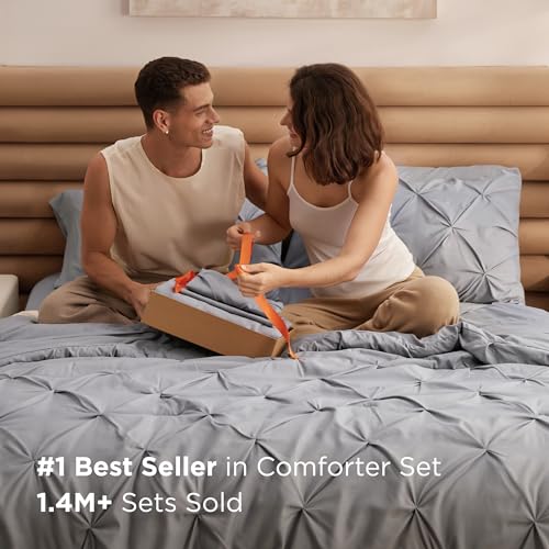 7 Piece Oversized Queen Comforter Set & Sheets