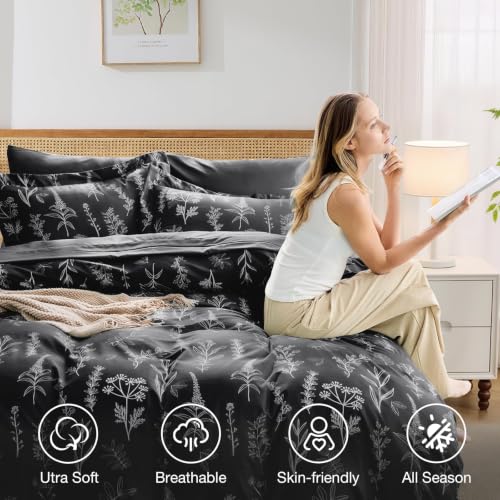 Black California King Comforter Set