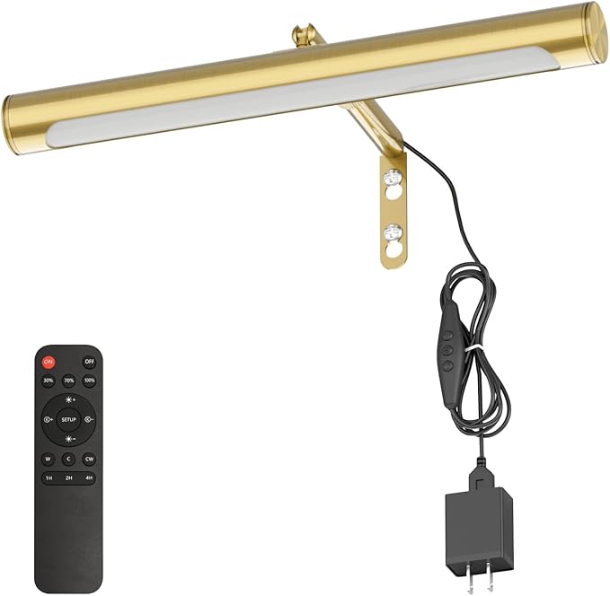 4W Picture Light Plug in, Dimmable Wall Light