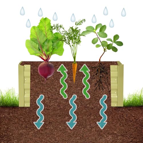 6x2x2FT Beige Metal Raised Garden Bed Kit