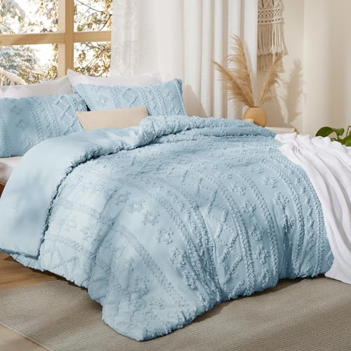 Tufted Boho Comforter Set Full Size