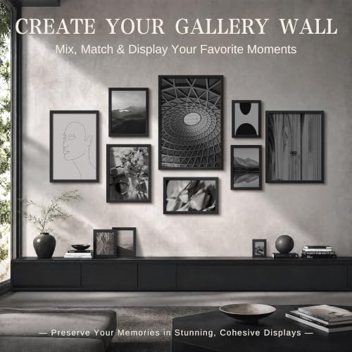 22x28 Frame Black Wood Poster Frame for Wall Display